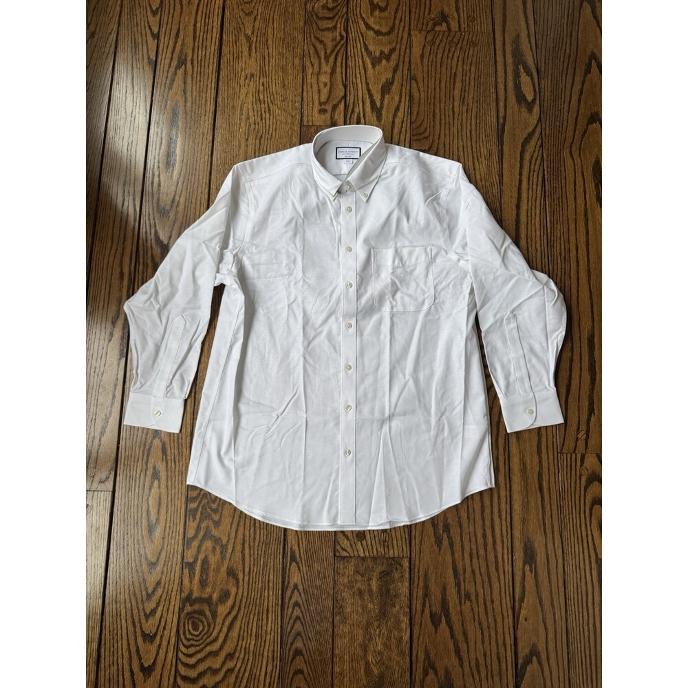Charles Tyrwhitt Men's Dress Shirt White, Classic Fit, Non-Iron